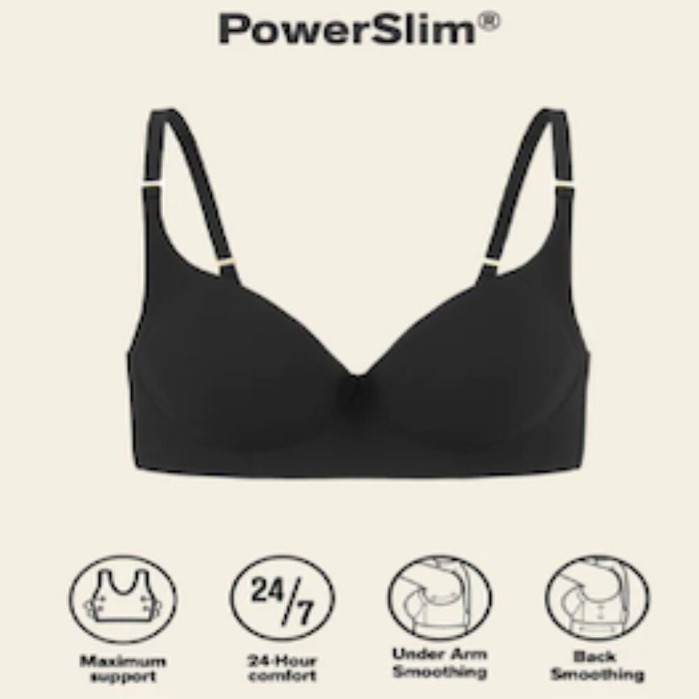 Leonisa High Profile Back Smoothing Bra with Soft Full Coverage Cups - Picture 4 of 5